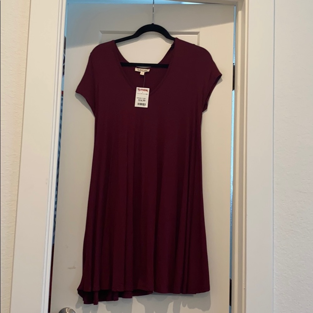 Maroon Dress